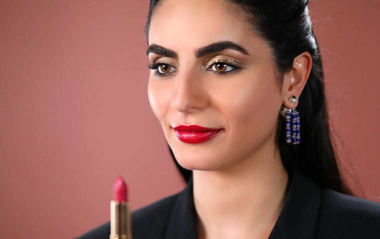 فيديوشوت: بسمة حمزة بمكياج السهرة من ديور لموسم الأعياد